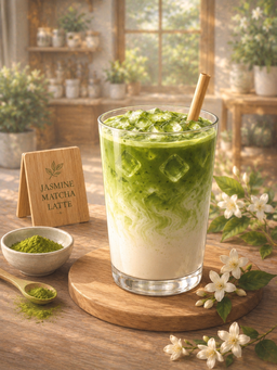 Jasmine Matcha Latte