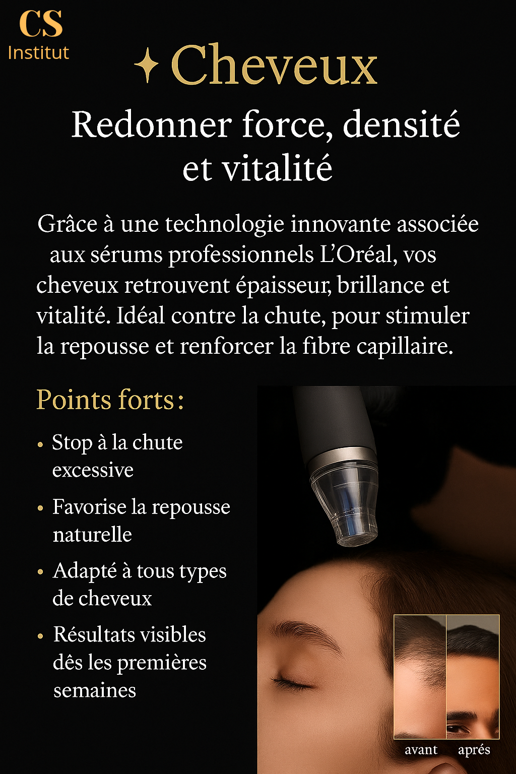 Cure Capillaire Intensive - Haute Performance (Forfait 6 séances)