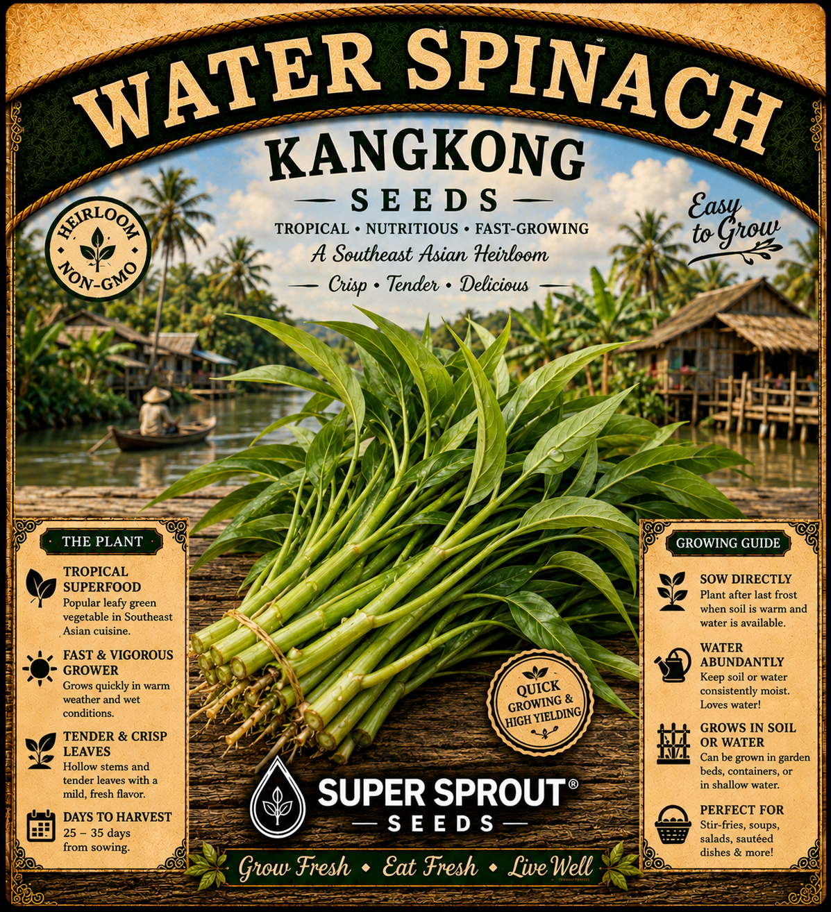 WATER SPINACH x 10 seeds_1