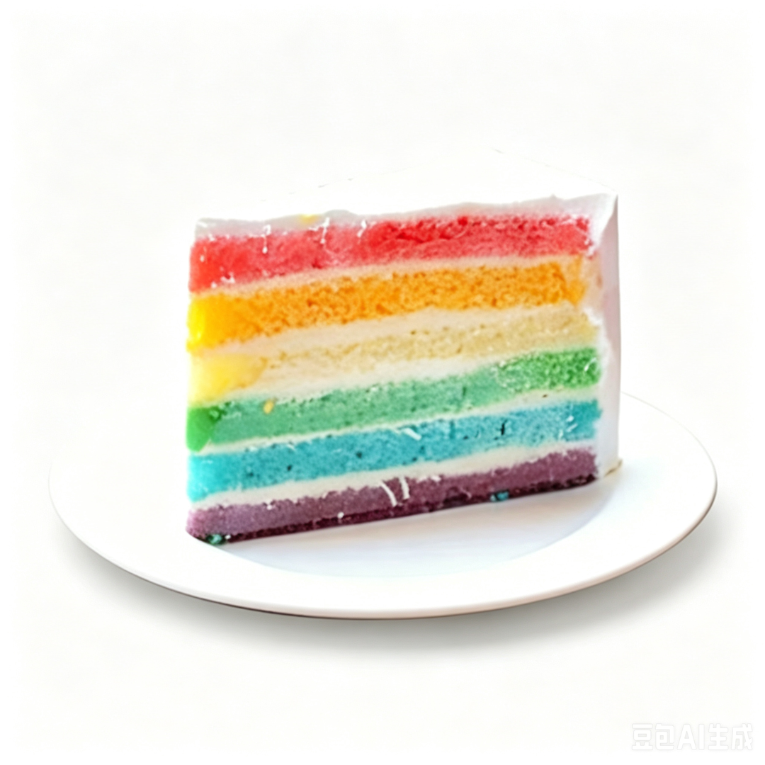 Rainbow 蛋糕片