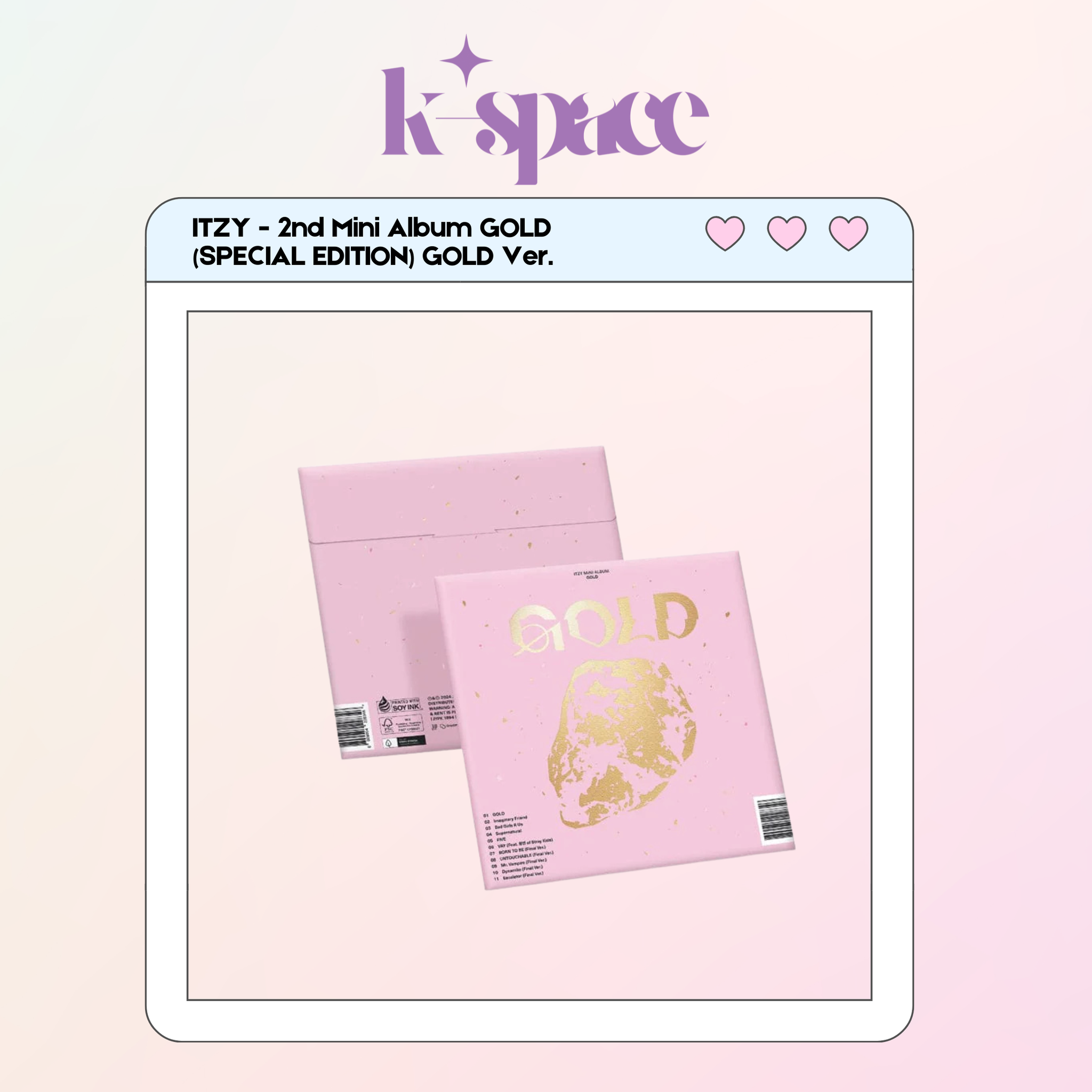 ITZY - 2nd Mini Album GOLD  (SPECIAL EDITION) GOLD Ver._0