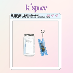 LE SSERAFIM - 2nd Studio Album ‘PUREFLOW’ pt.1 (Mini Camera Ver.) (Blue Ver.)
