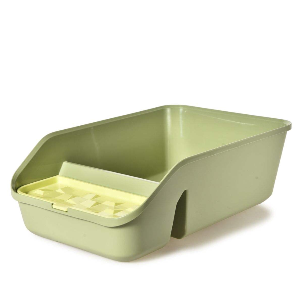 Square Semi-Enclosed Cat Litter Box | Price for 1 Box Only | 20 pcs per Box | CBM: 0.056 per Box_0