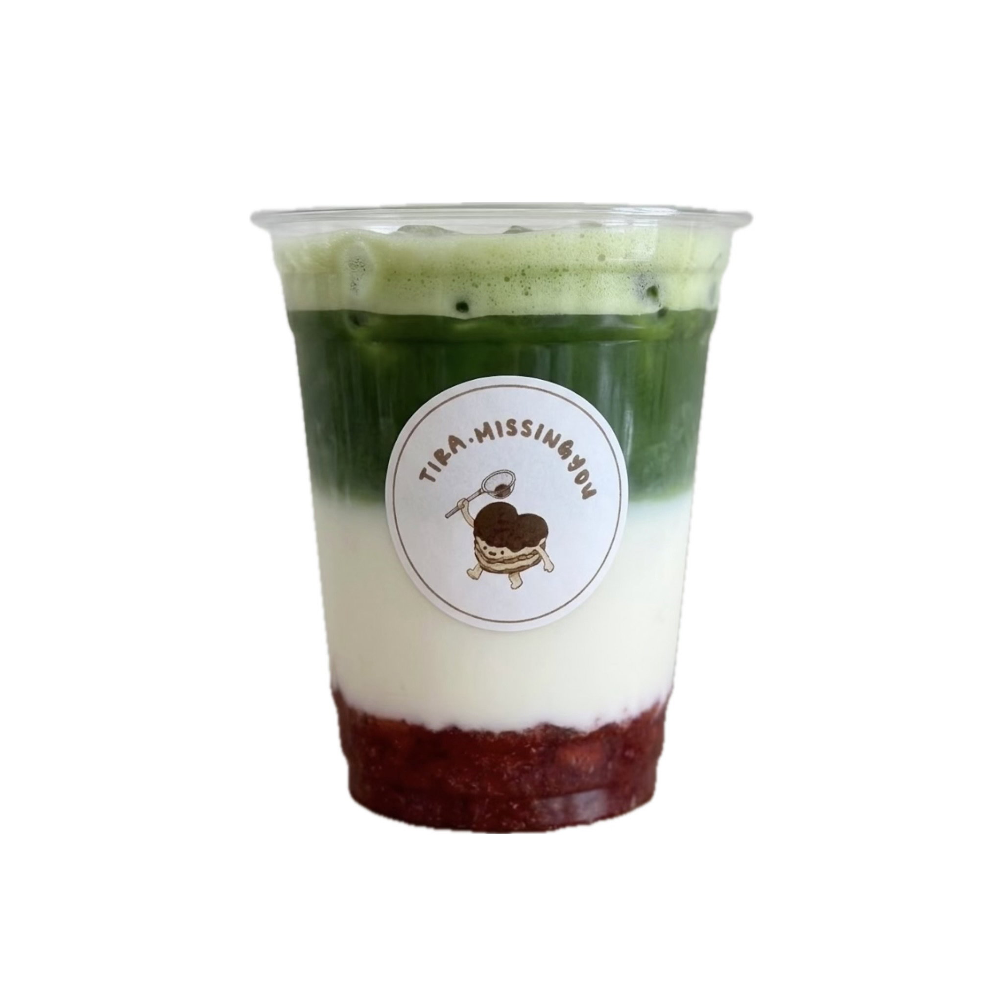 Iced Strawberry Matcha Latte