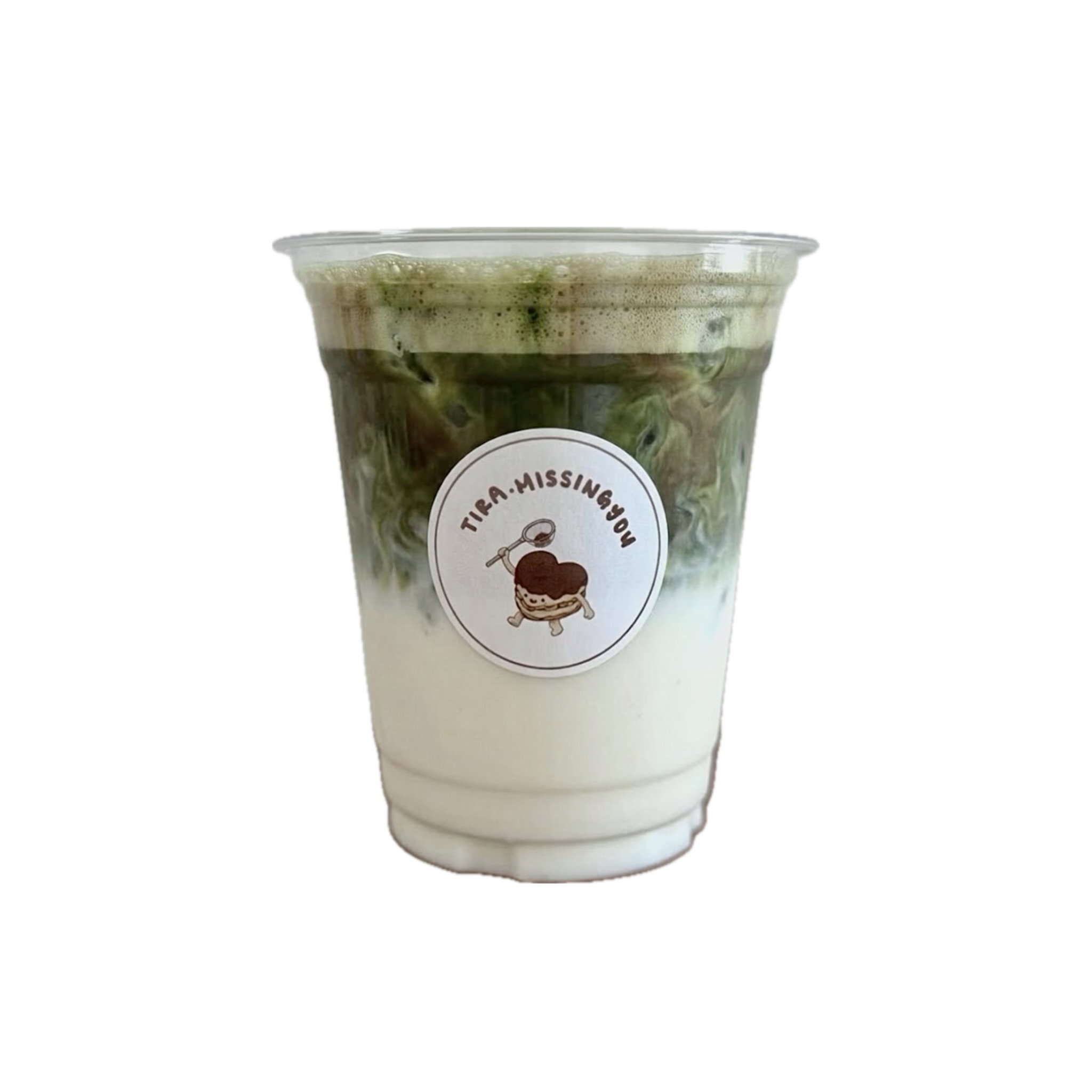 Iced Matcha Hojicha Latte