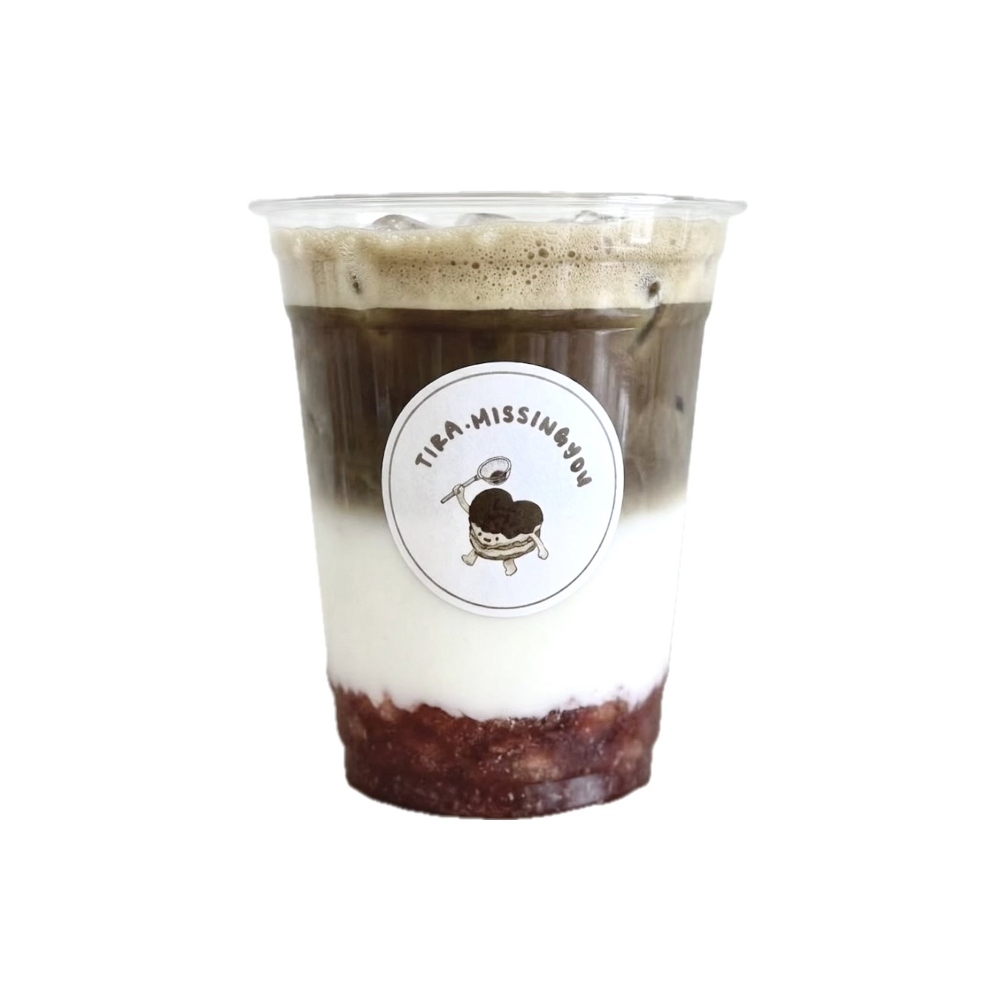 Iced Strawberry Hojicha Latte