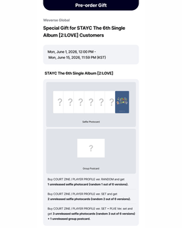STAYC The 6th Single Album [2:LOVE]