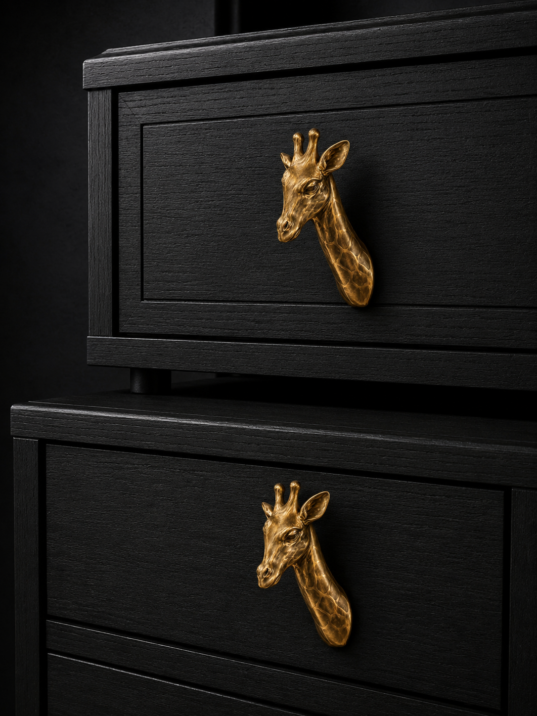 Giraffe Bust Drawer Knob_0