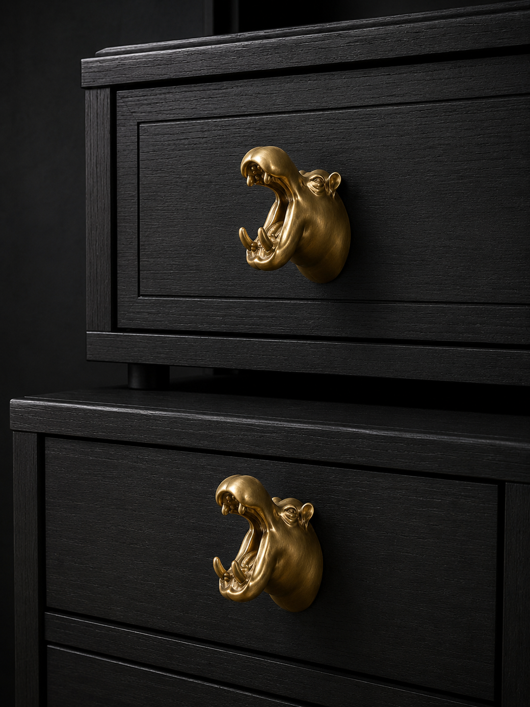 Hippo Bust Drawer Knob