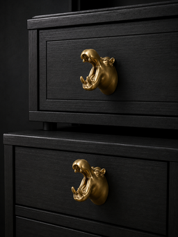Hippo Bust Drawer Knob