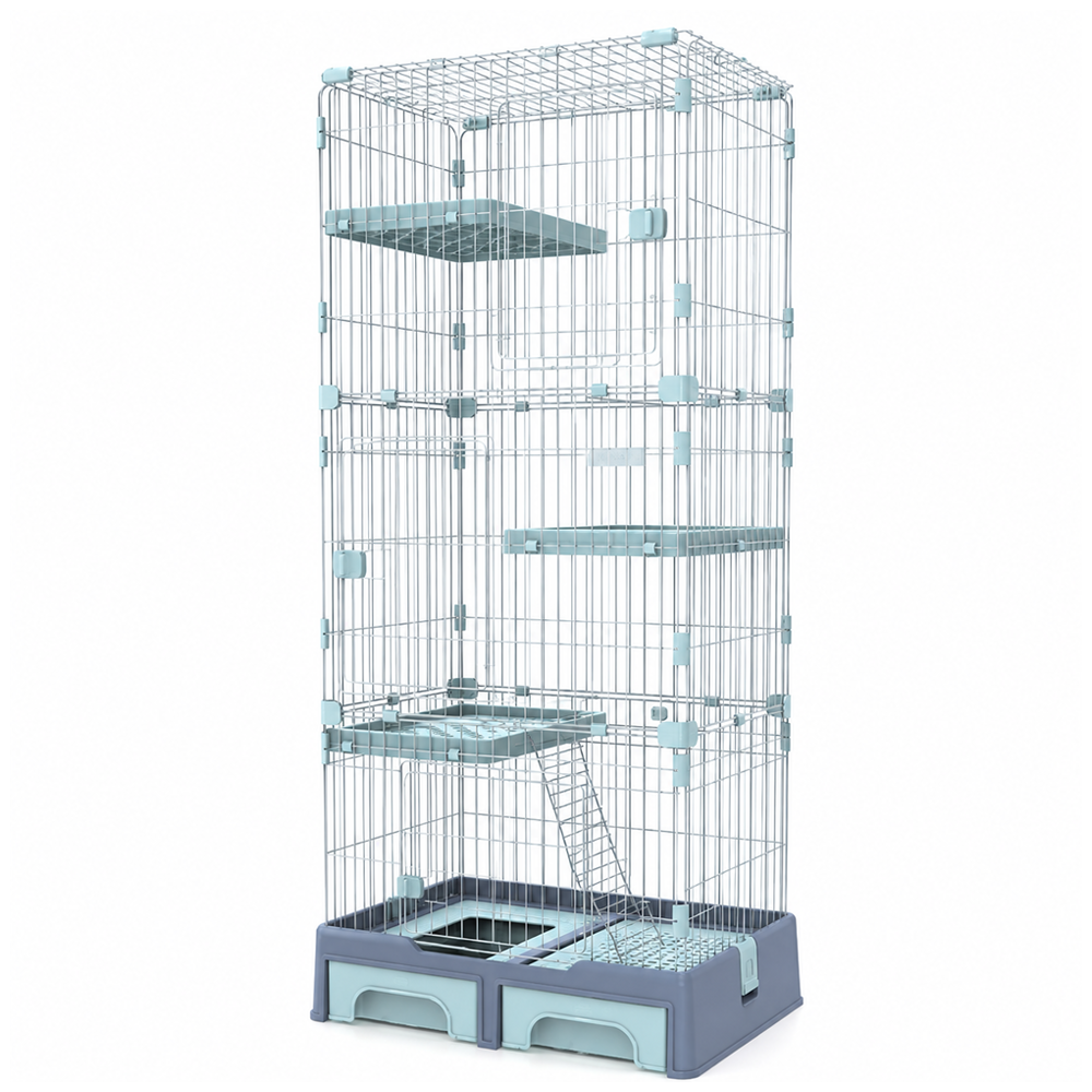 Multifunctional Cat Cage (Triple-Layer Medium) Premium Quality | Price for 1 Box Only |1 pcs per Box | CBM: 0.180 per Box