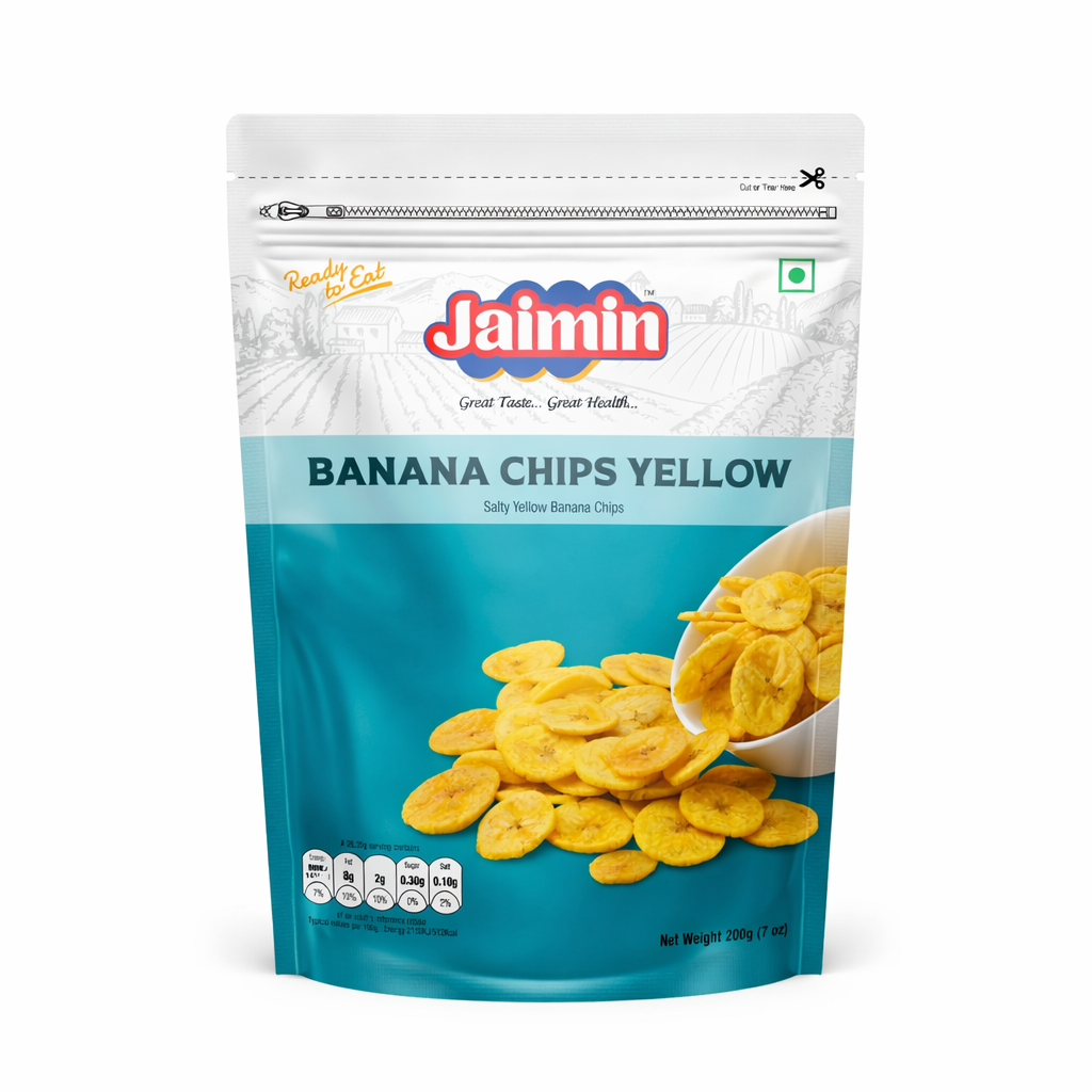 Jaimin Banana Chips Yellow 200g