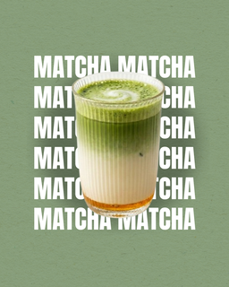 Salted Honey Matcha Latte