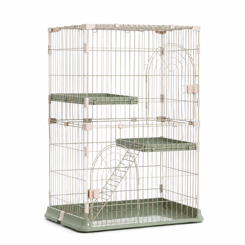 Double-Layer Cat Cage Premium Quality | Price For 1 Box Only |1 Pcs Per Box | CBM: 0.047 Per Box_0