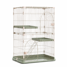 Double-Layer Cat Cage Premium Quality | Price For 1 Box Only |1 Pcs Per Box | CBM: 0.047 Per Box