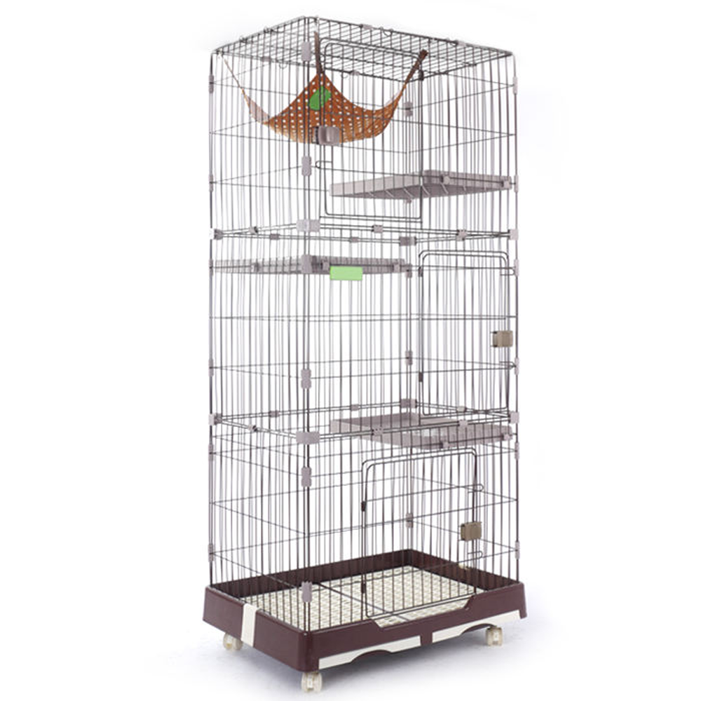 Double-Layer Cat Cage Premium Quality | Price For 1 Box Only |1 Pcs Per Box | CBM: 0.079 Per Box_0