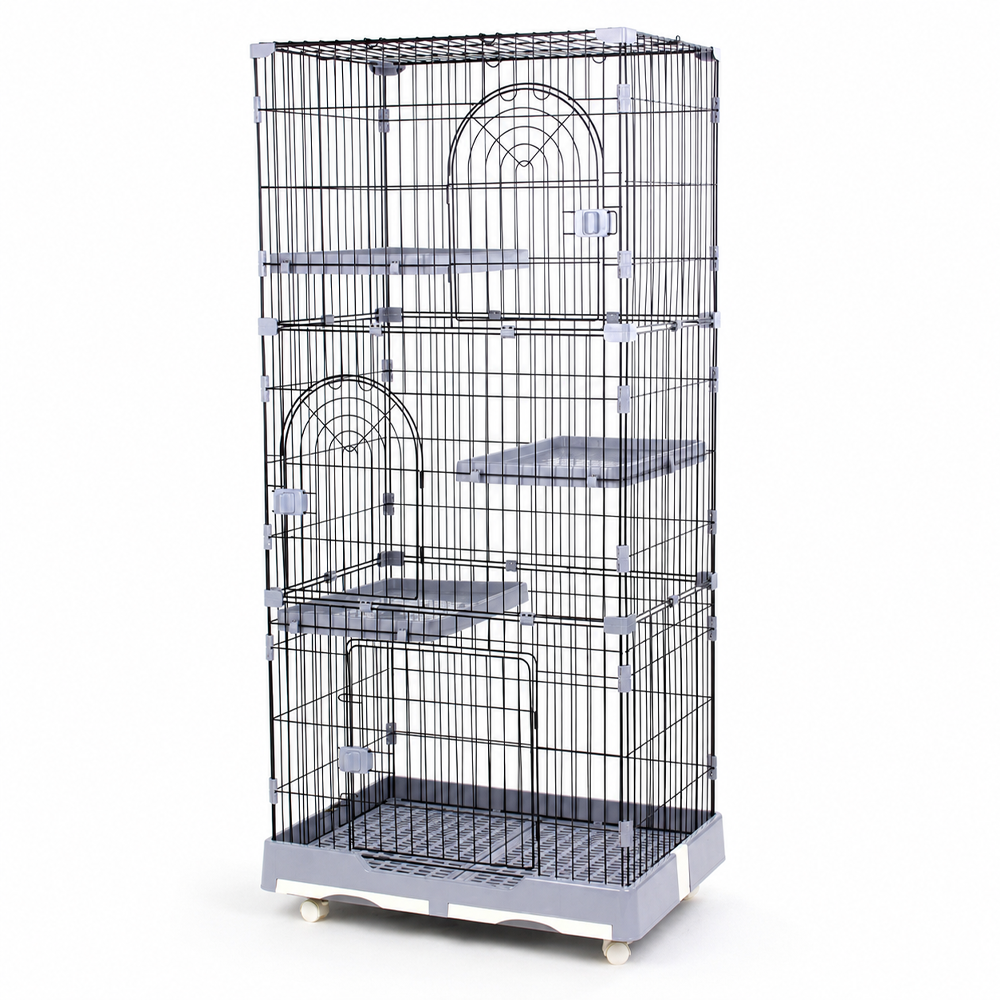 Double-Layer Cat Cage (Small) Premium Quality | Price For 1 Box Only |1 Pcs Per Box | CBM: 0.079 Per Box