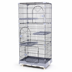 Double-Layer Cat Cage (Small) Premium Quality | Price For 1 Box Only |1 Pcs Per Box | CBM: 0.079 Per Box