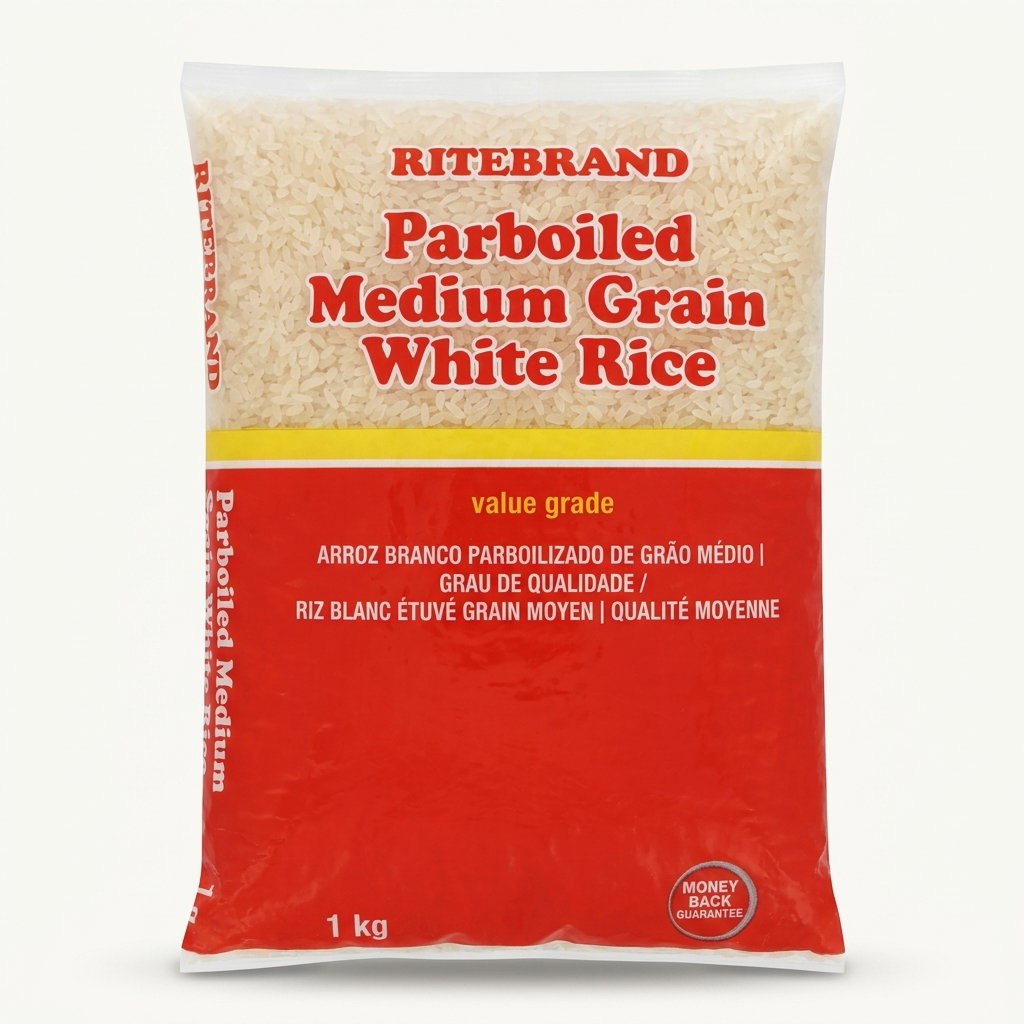 Parboiled Rice, Medium-Grain (RITABRAND)