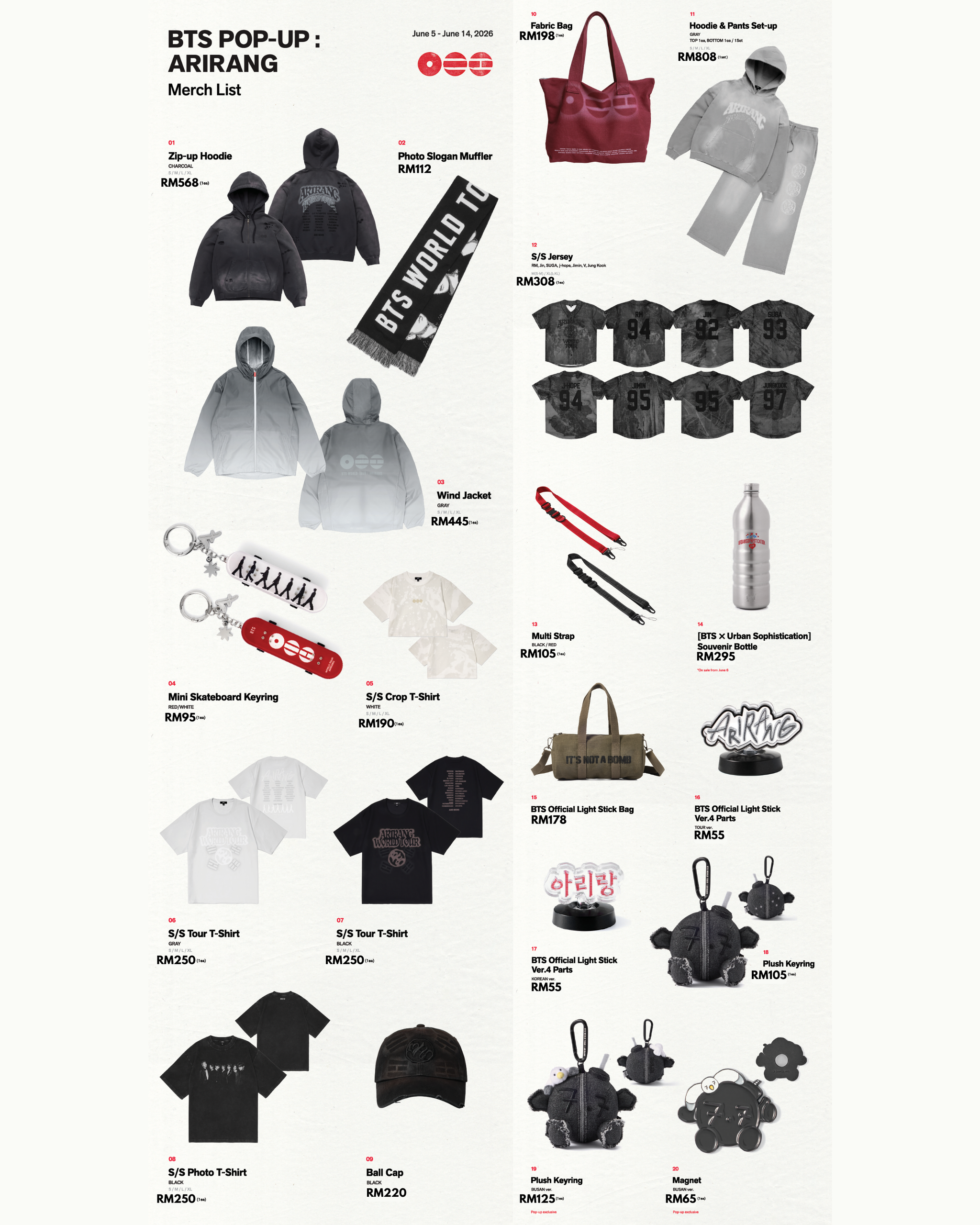 BTS Pop-Up Arirang Official Merch_2