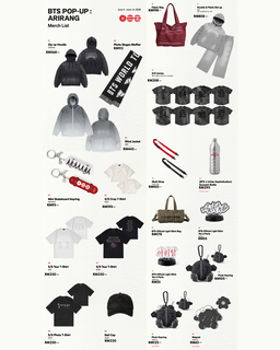 BTS Pop-Up Arirang Official Merch