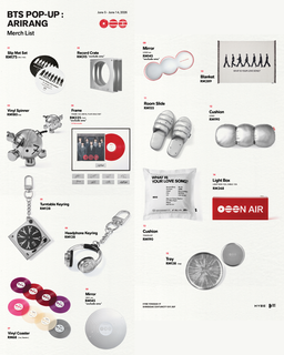 BTS Pop-Up Arirang Official Merch