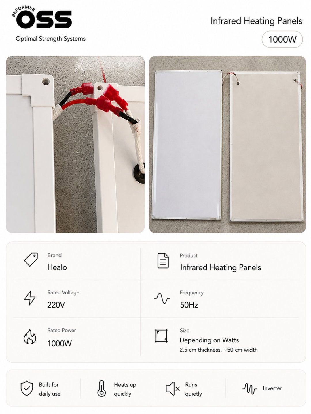 300W Infrared Heating Panel