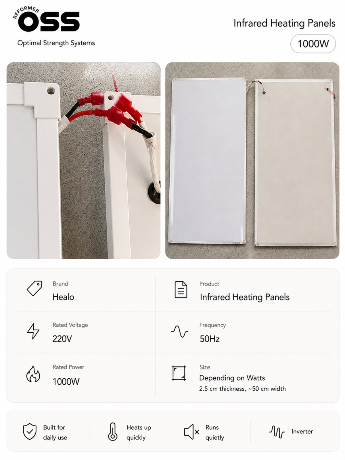 800W Infrared Heating Panel_0