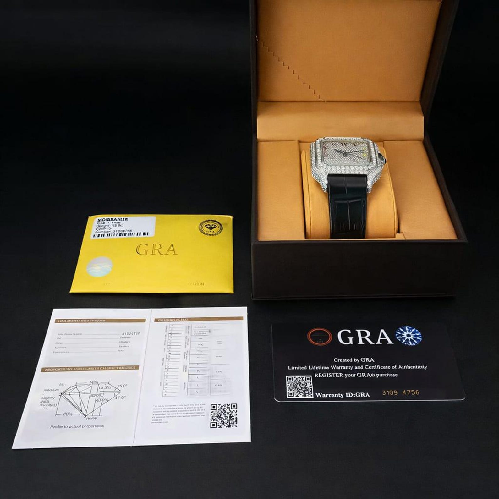 Luxury Moissanite Iced-Out Watch – 5 Variations | Diamond-Look Statement Timepiece | Sapphire Crystal | Automatic Movement_3