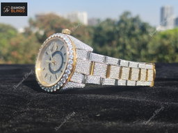 VVS Shiny Luxury Full Iced Out Moissanite Diamond Watch, Bust Down Watch, Icy Full Diamond, Gift For Him Her, Hip Hop Watches
