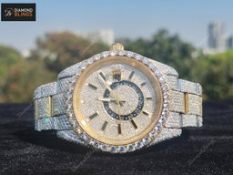 VVS Shiny Luxury Full Iced Out Moissanite Diamond Watch, Bust Down Watch, Icy Full Diamond, Gift For Him Her, Hip Hop Watches