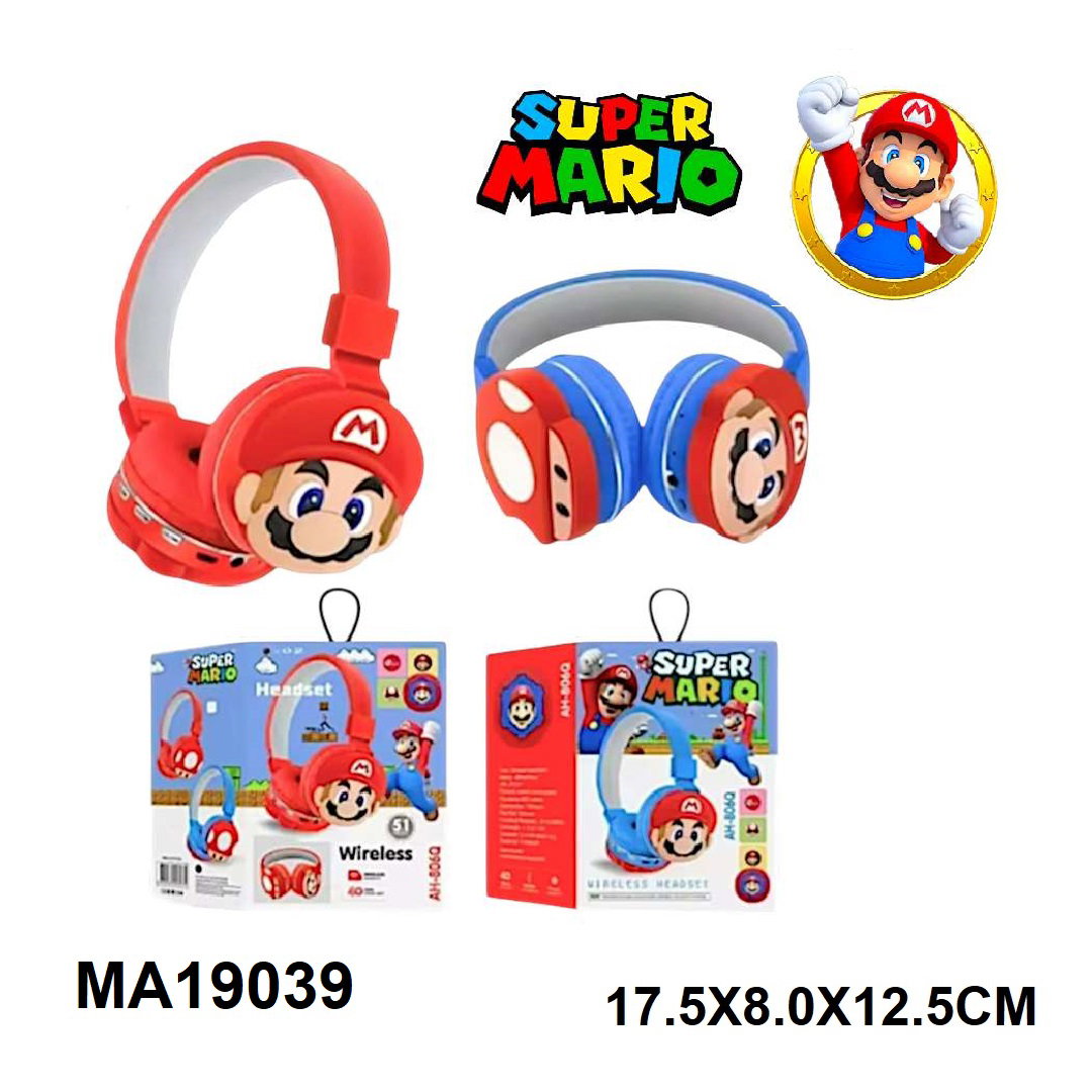 WIRELESS HEAD BUETOOTH MARIO 3D_0