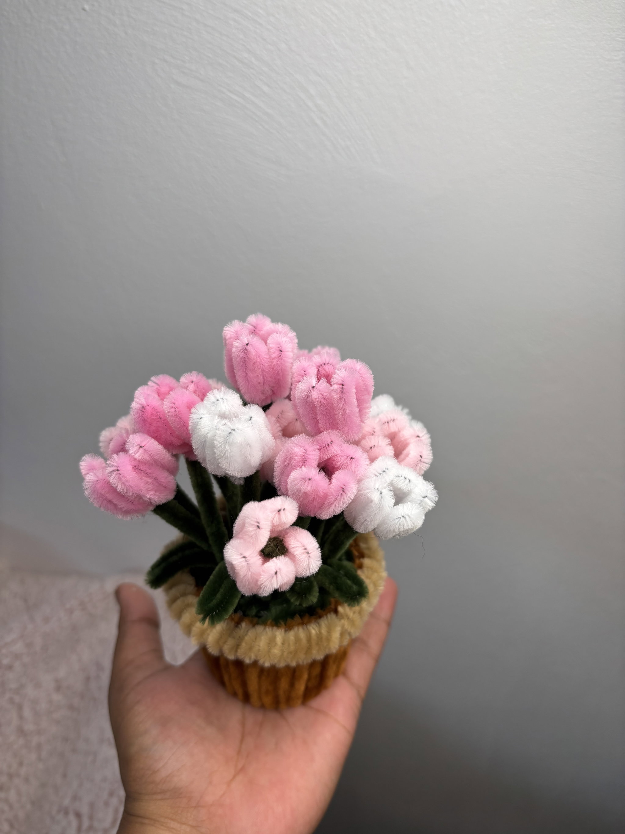 Pink tulips pot _2