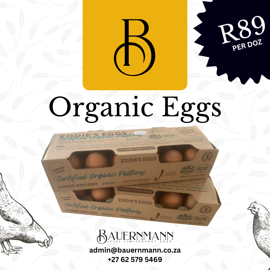 Farmer Eddie Eggs (Certified Organic & Non-GMO)