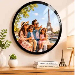Solid Border Circle Frame