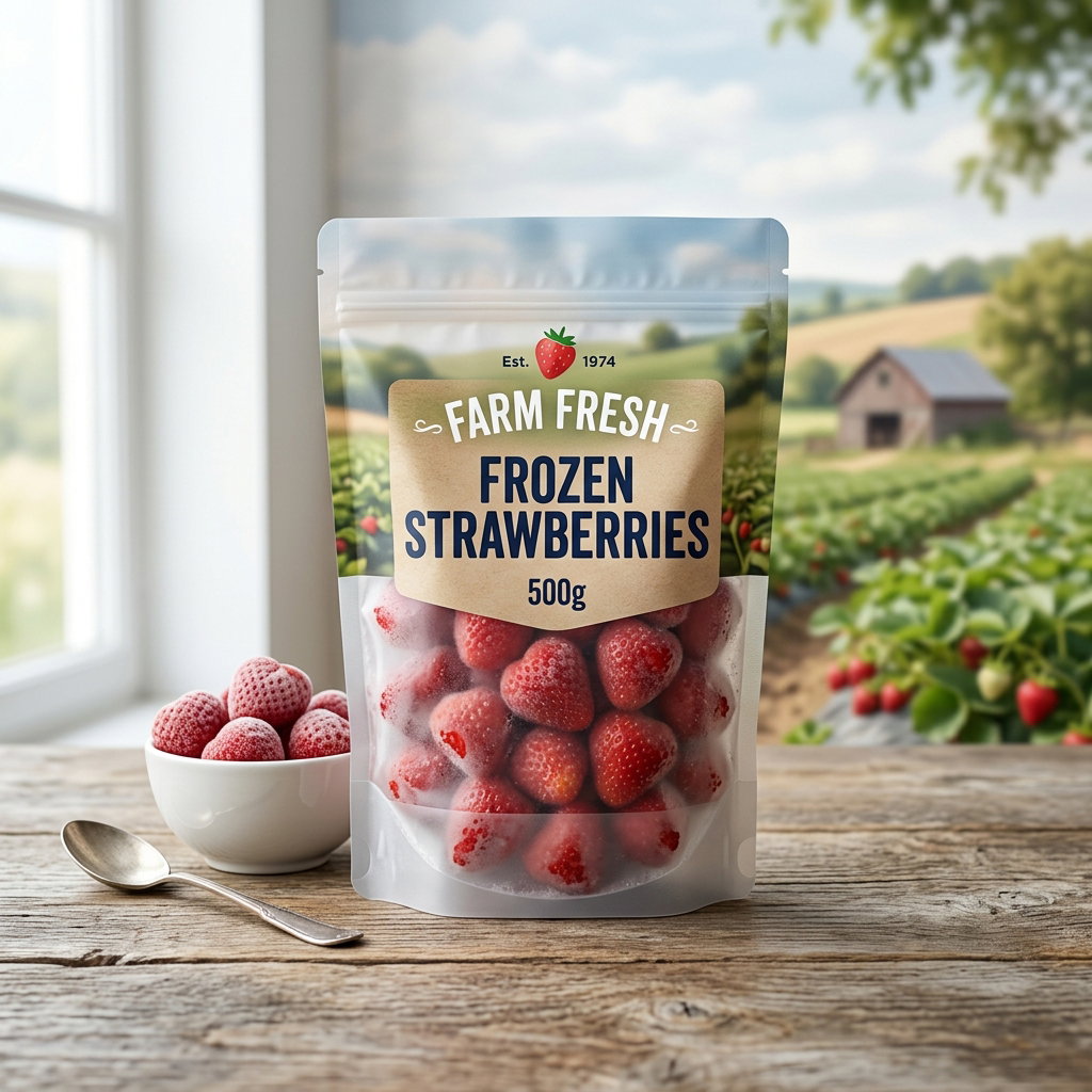 Frozen Strawberries 500g