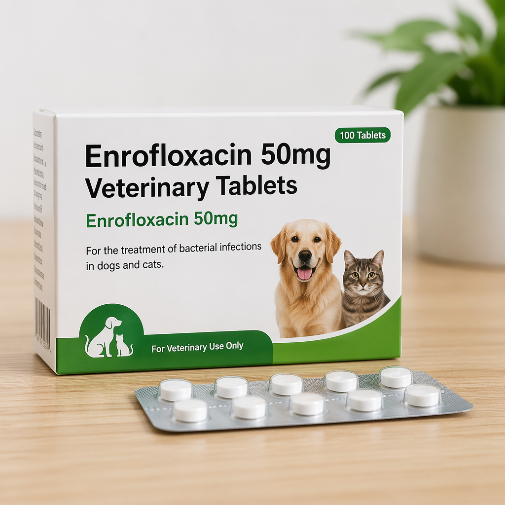 Enrofloxacin 50mg Veterinary Tablets