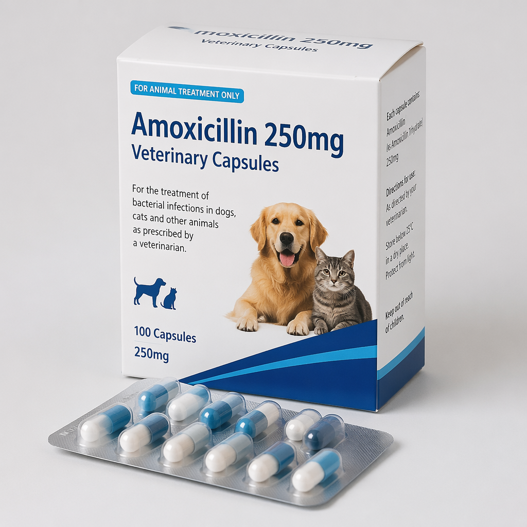 Amoxicillin 250mg Veterinary Capsules