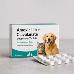 Amoxicillin + Clavulanate Veterinary Tablets
