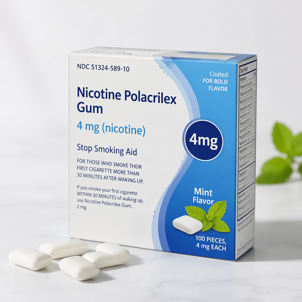 Nicotine Polacrilex Gum 4mg