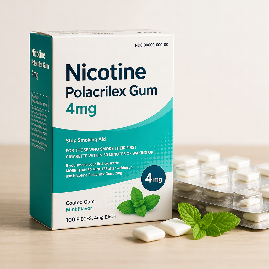 Nicotine Polacrilex Gum 4mg