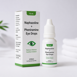 Naphazoline + Pheniramine Eye Drops 15ml