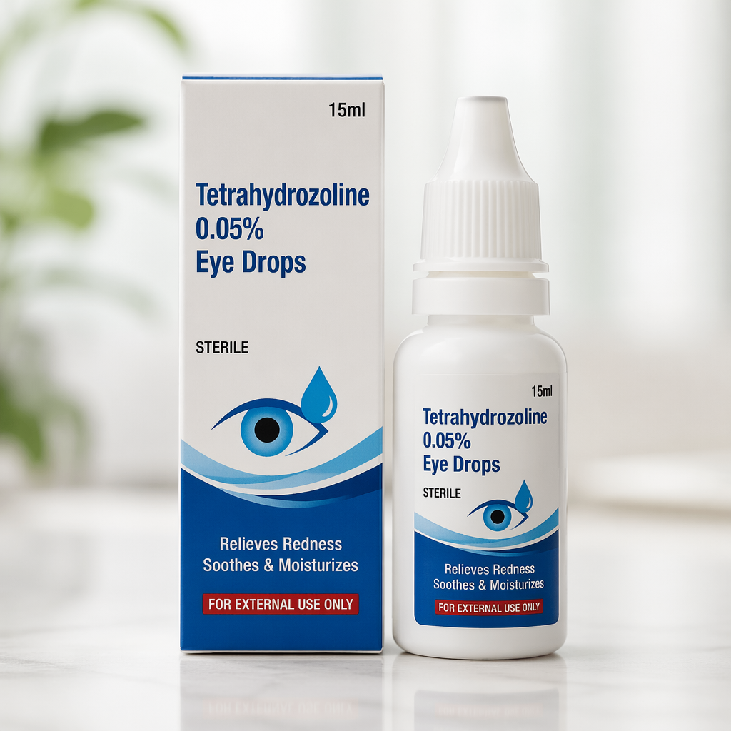 Tetrahydrozoline 0.05% Eye Drops 15ml