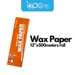 Wax Paper 12" x 500 Meters Roll