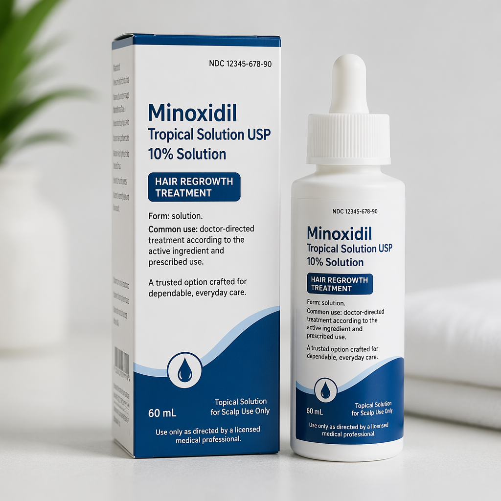 Minoxidil Tropical Solution USP 10% Solution