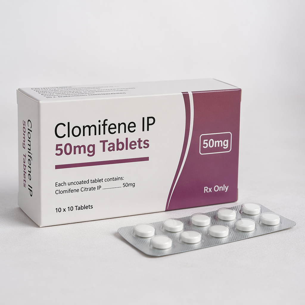 Clomifene IP 50mg Tablets