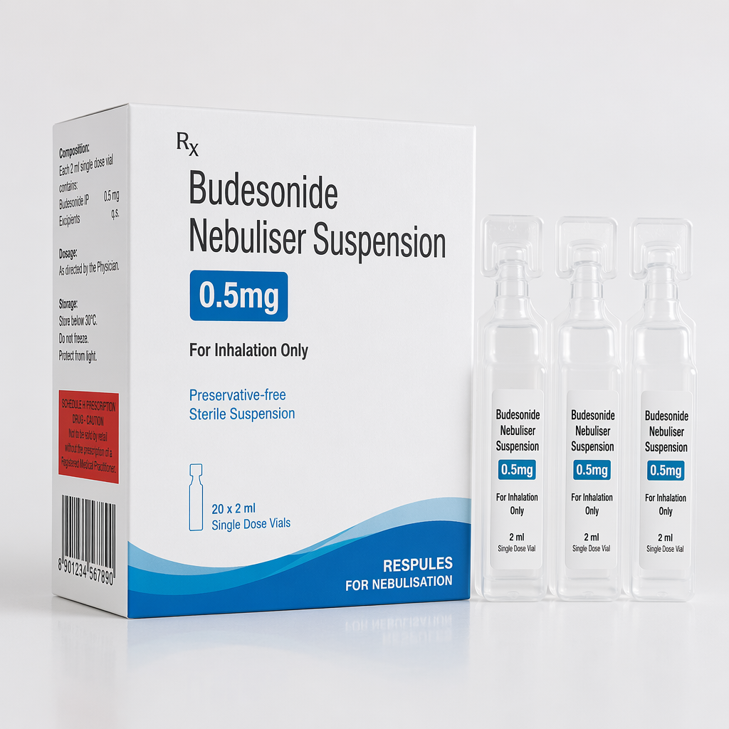 Budesonide Nebuliser Suspension 0.5mg