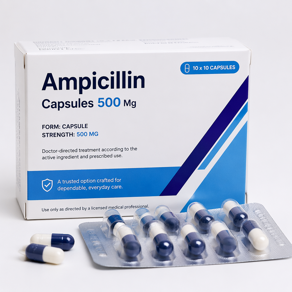 Ampicillin Capsules 500 Mg