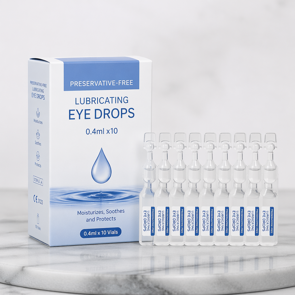 Preservative-Free Lubricating Eye Drops 0.4ml x10_0