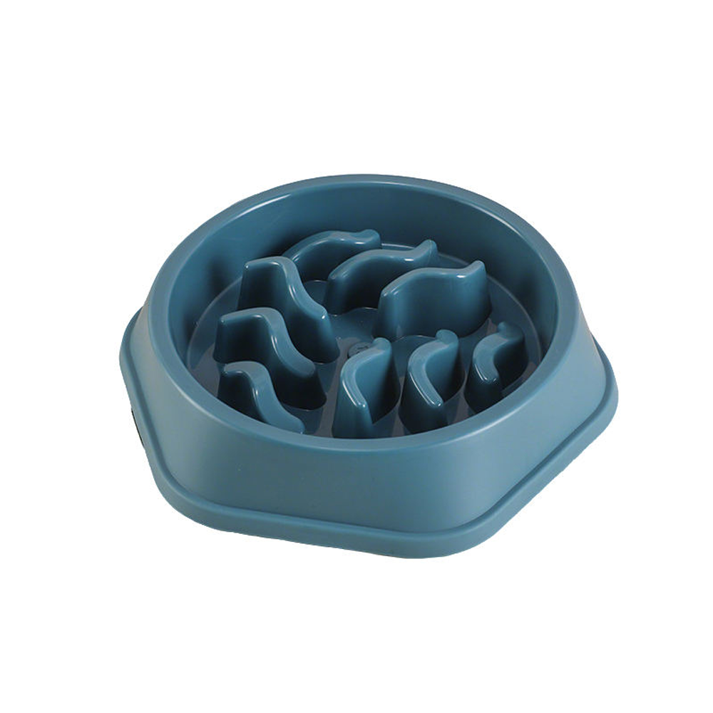 Pets Ocean Wave Slow Food Bowl Premium Quality | Price For 1 Box Only | 120 Pcs Per Box | CBM 0.07 Per Box
